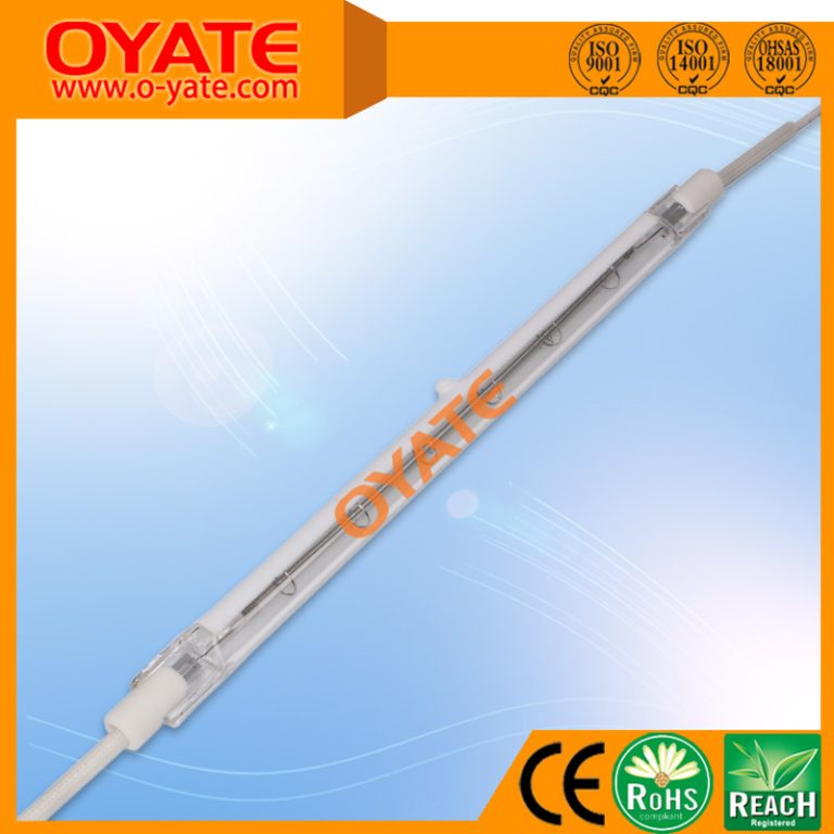 230V 1000W Infrared Heat Lamp With White Reflector Halogen IR Bulbs for plastic bottle blow molding