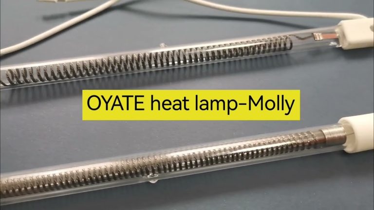 850w quartz carbon fiber infrared heat lamp for screen painting