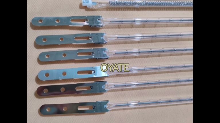 475mm 380v 1500w medium wave infrared halogen lamps for silk screen printing equipments